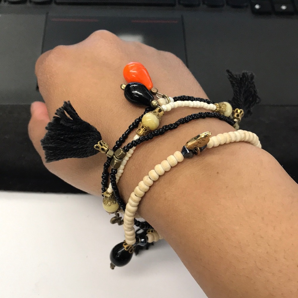 Beaded Charm Bracelets